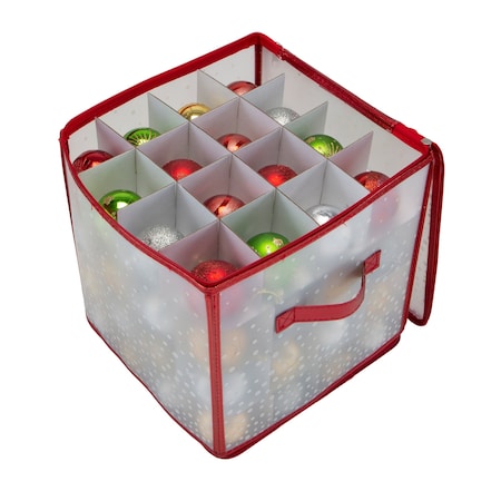 Simplify 64-Count Ornament Organizer in Red 9002-RED